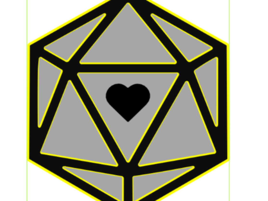 Heart D20 Bookmark