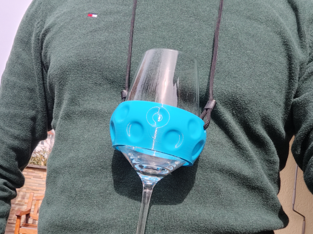 Weinglas Halter Weinwanderung V3