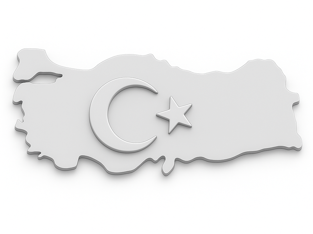 Türkiye haritası-bayrağı (coloring-Turkey)