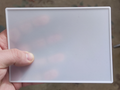 Thinner diffuser for lithophane frame
