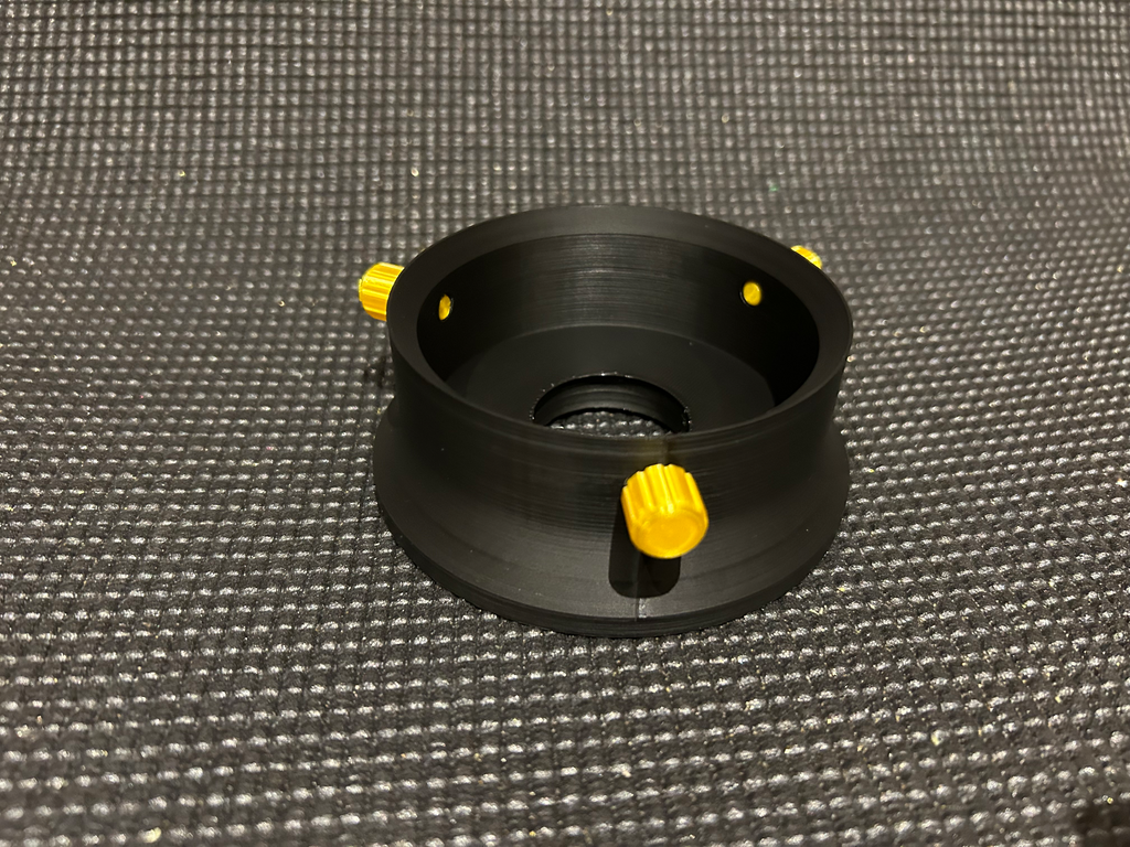 Lithophane globe base with screws