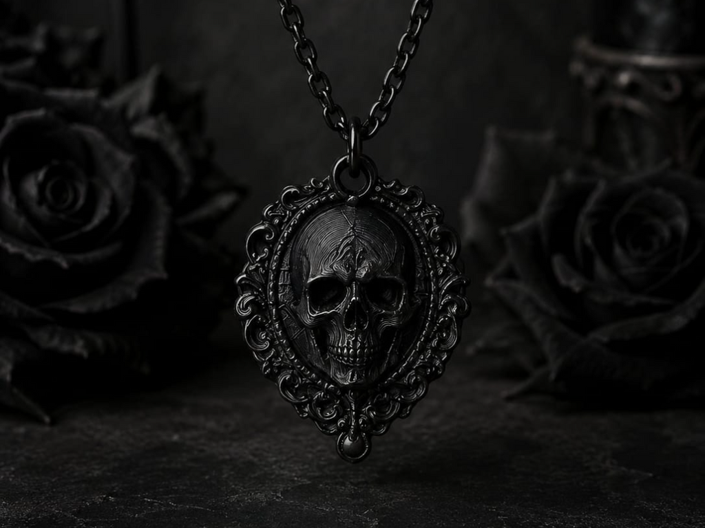 Skull Diorama Collana