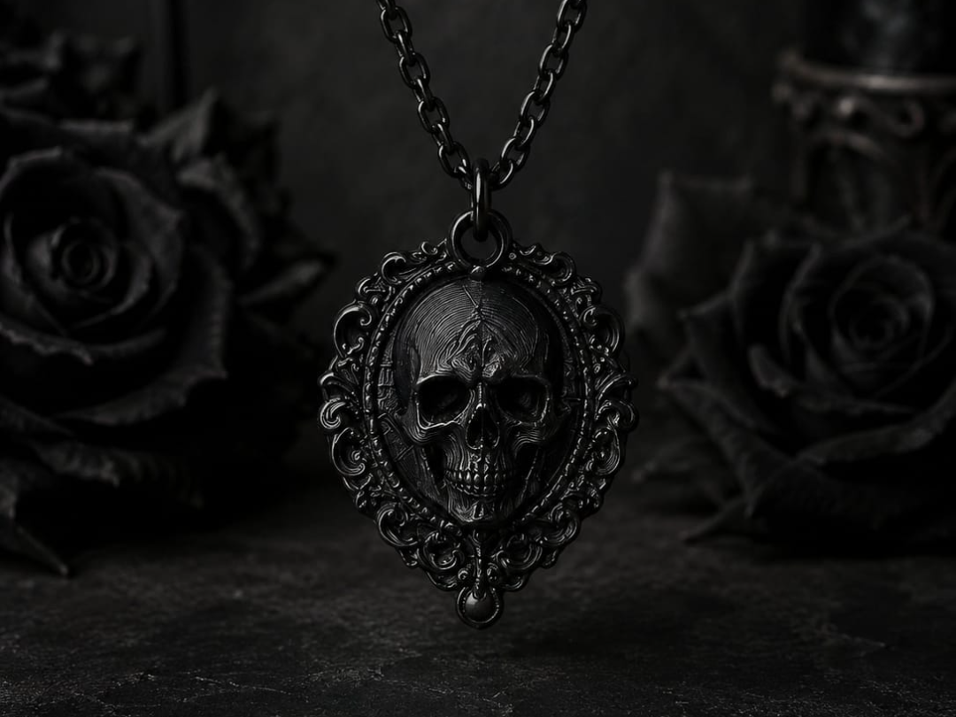 Skull Diorama Collana