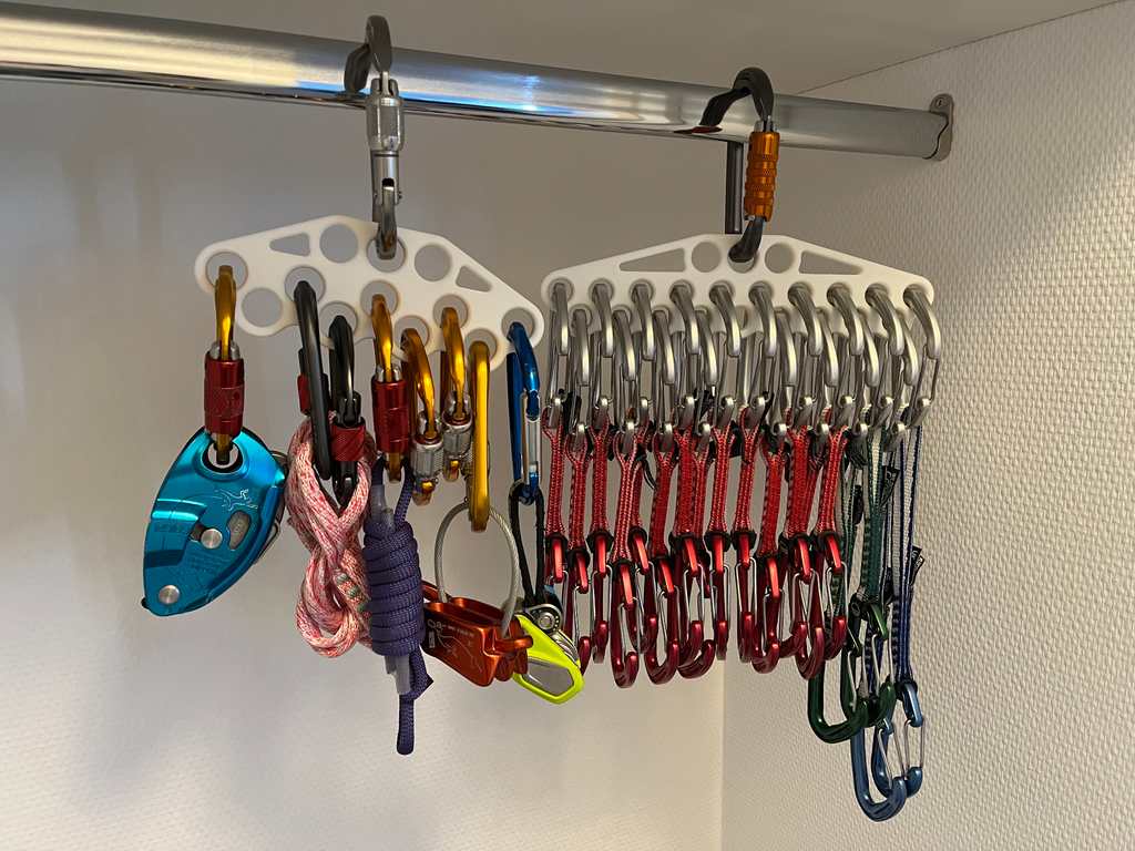 Climbing Gear Rack / Organizer (Parametric)