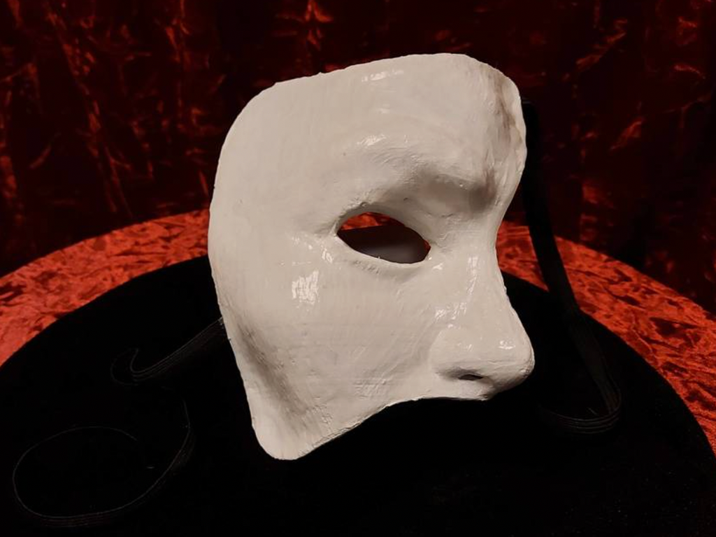 Phantom of the Opera Masquerade Mask (With holes)