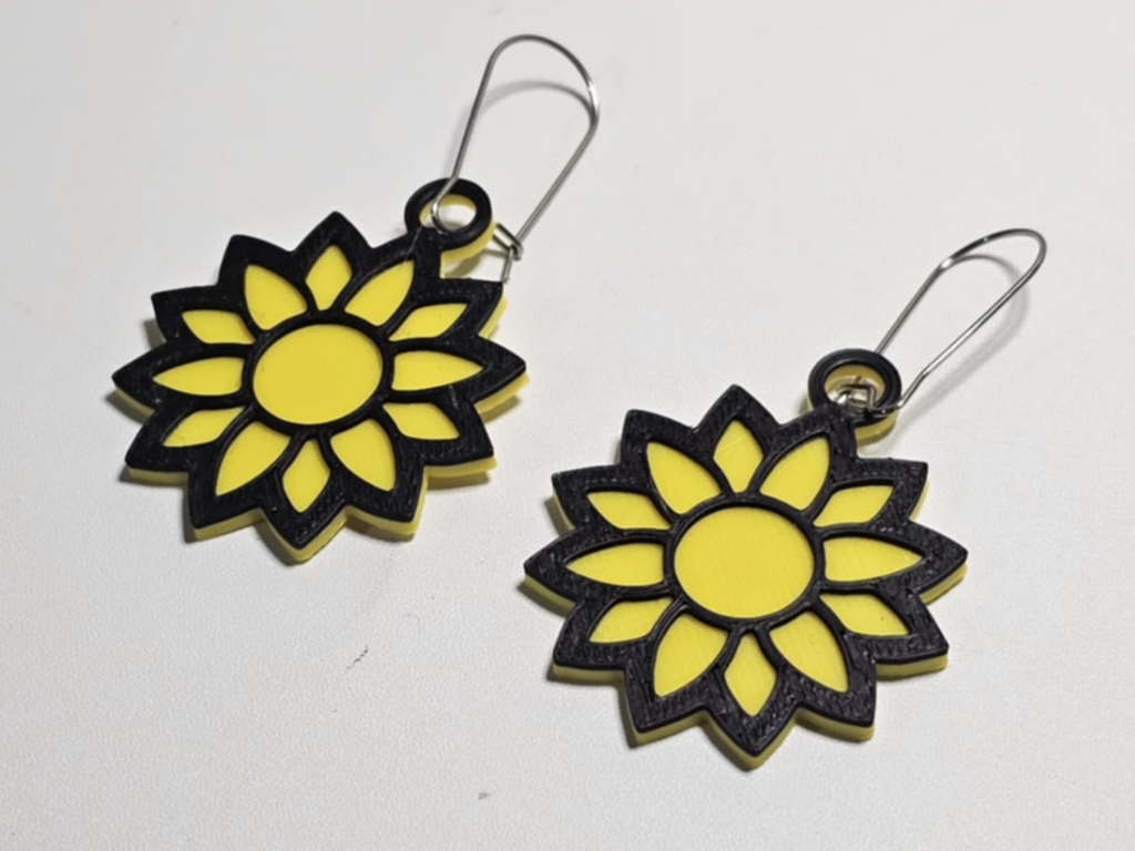 Simple Flower Earrings