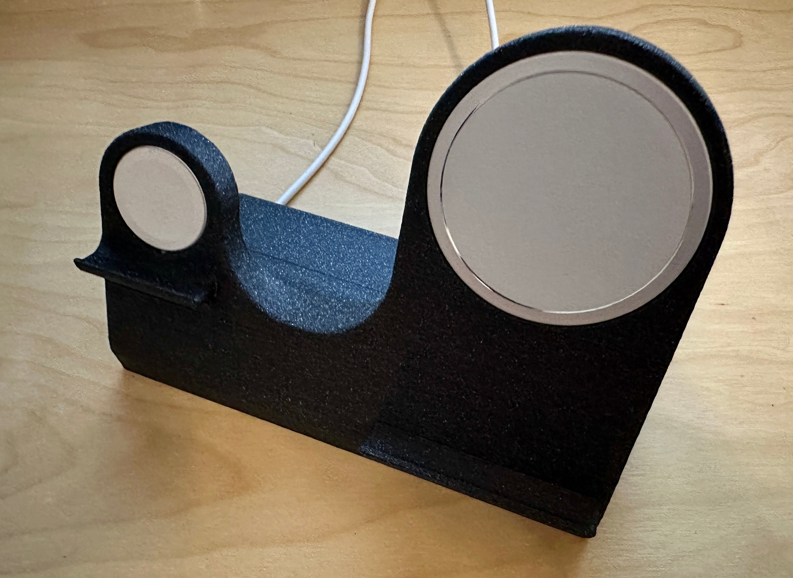 iPhone and Apple Watch Stand with changers