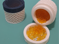 Silica gel spool container