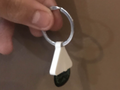 Keychane guitar pick holder