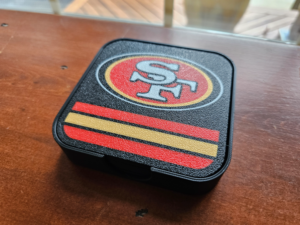 San Francisco 49ers Coasters and Holder