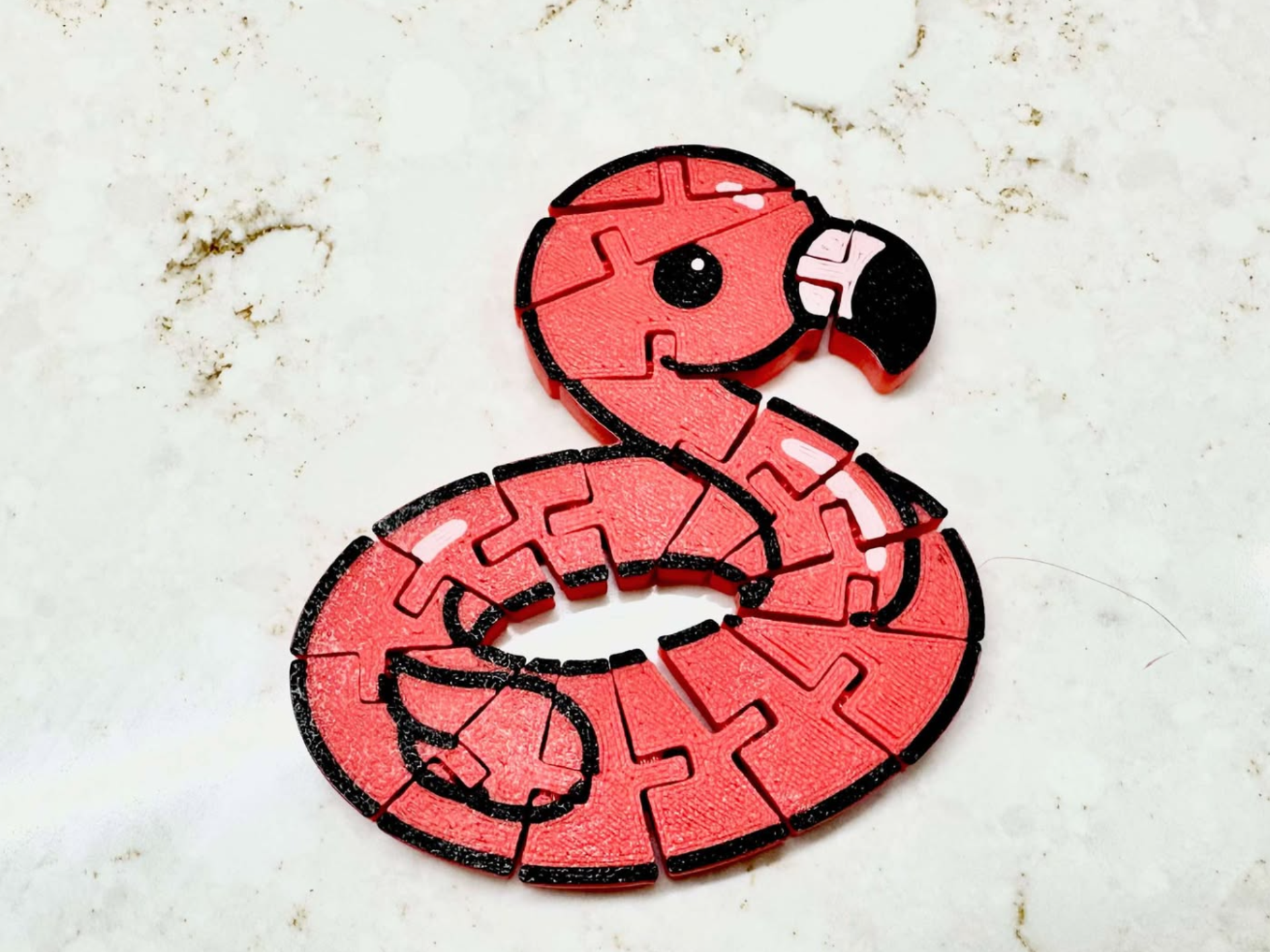flamingo flexi toy