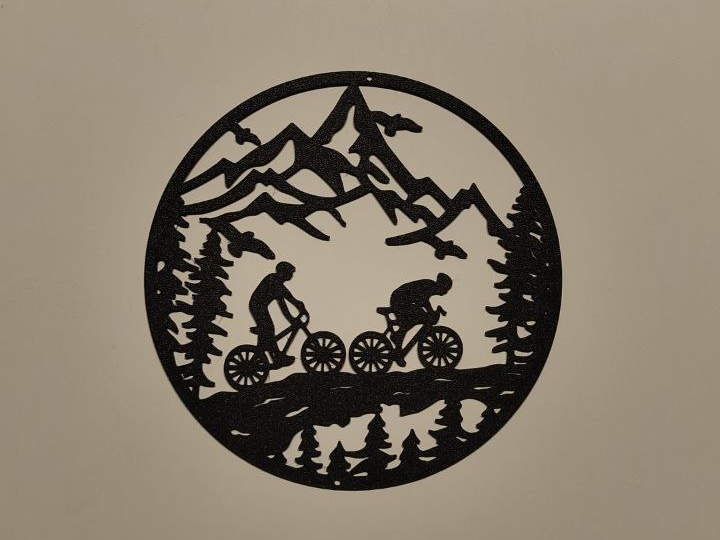mountain bike wall art