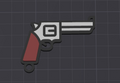 gun keychain / necklace charm(free commercial)