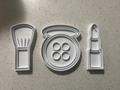 Makeup Cookie Cutters and Stamps