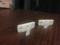 Low profile curtain rod bracket