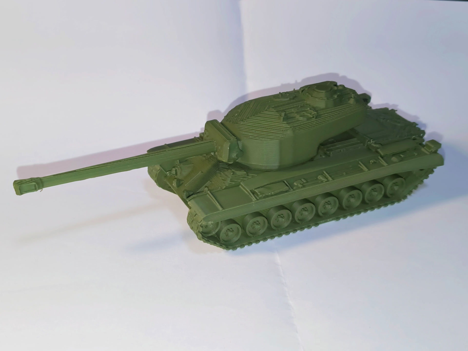 美国T34重型坦克 1比72