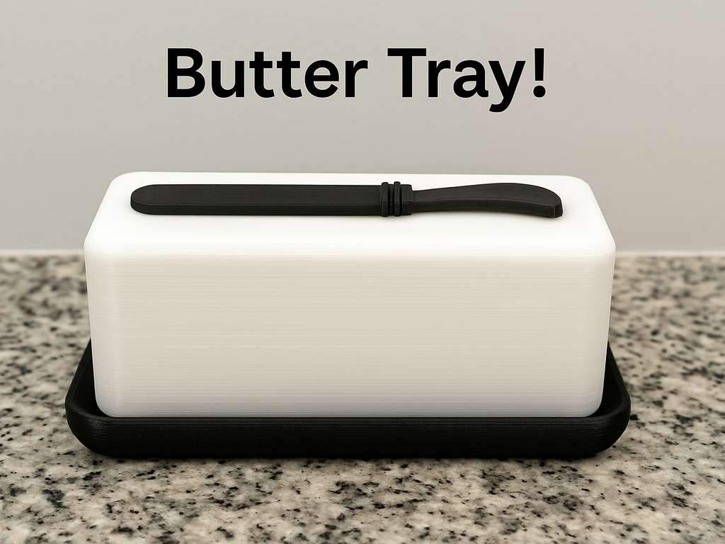 Butter Tray and Knife Combo