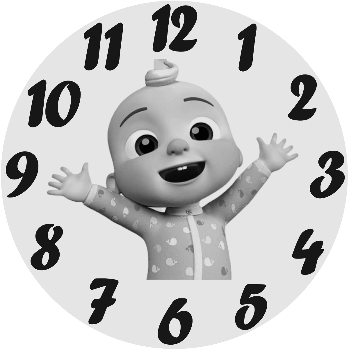 cocomelon hueforge clock