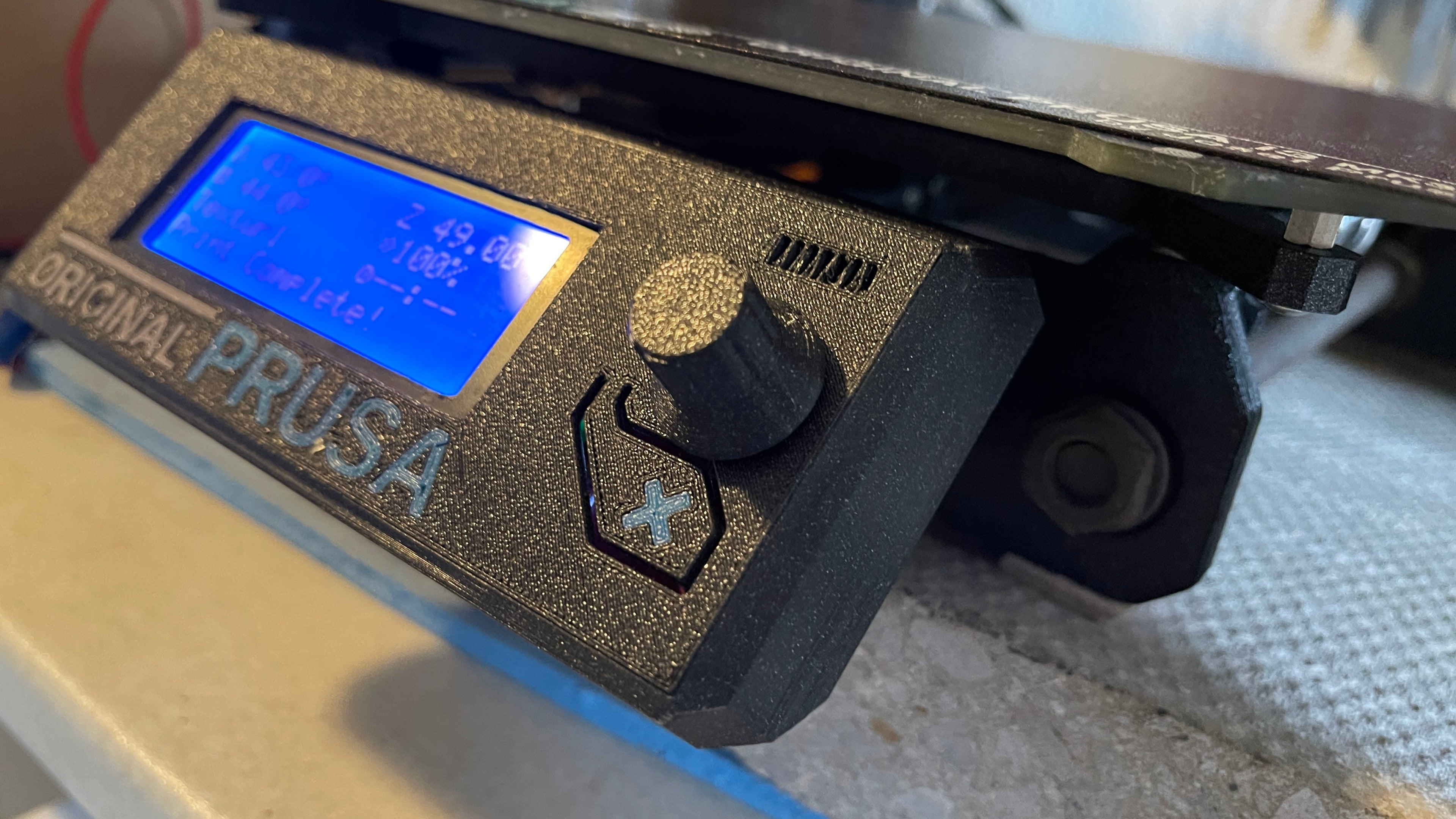 Prusa Mk4 style LCD Knob to fit MK3S & MK2.5S