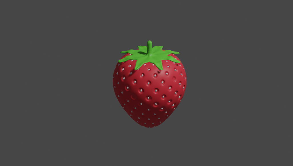 Just a strawberry