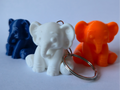 Cute Chibi Mini Elephant Keychain
