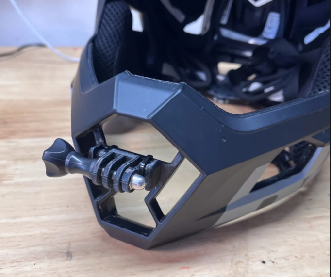 Bell super Air Gopro mount
