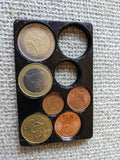 coin holder for credit card optimized wallets (Euro version)