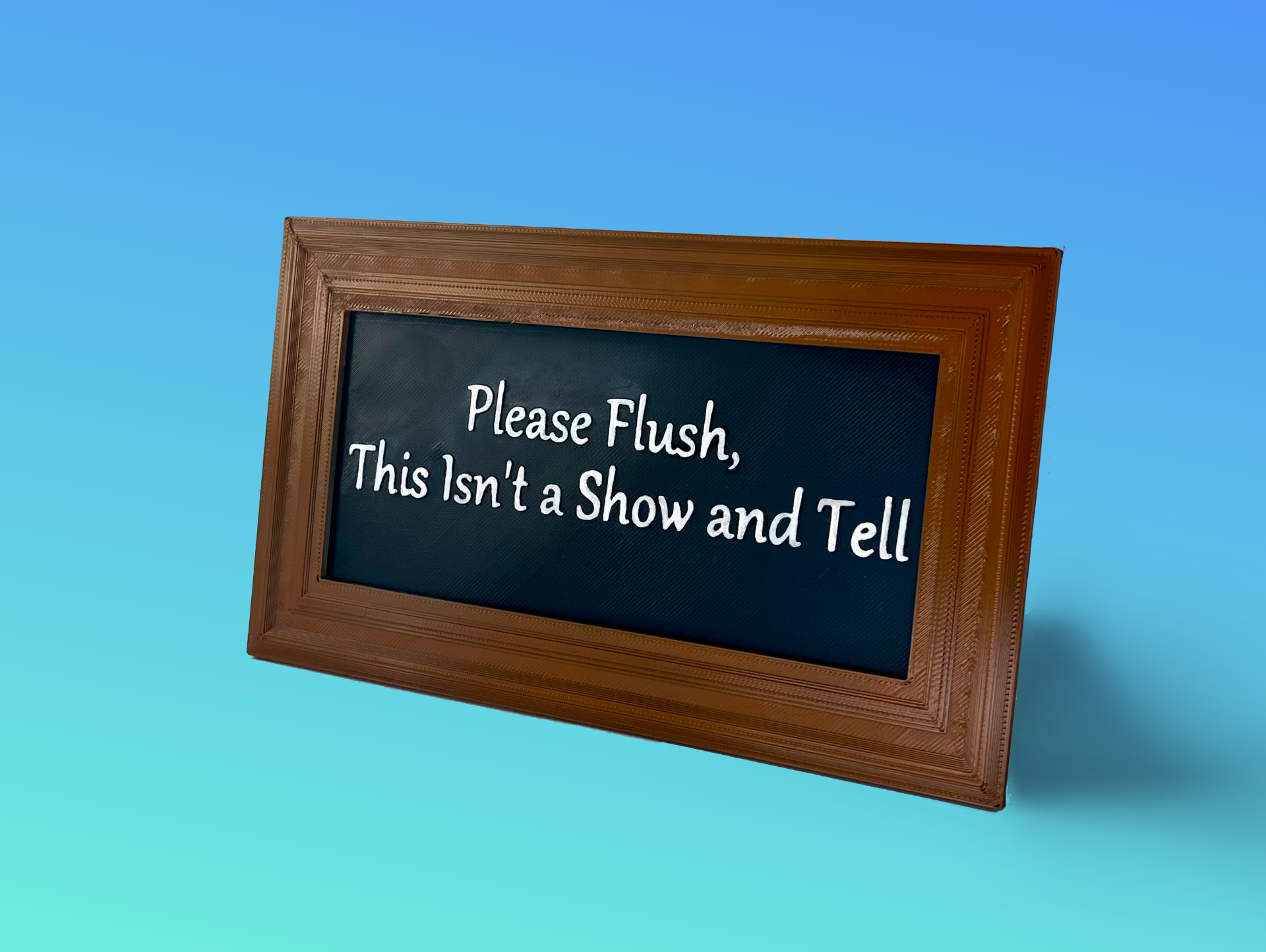 Please Flush Novelty Sign