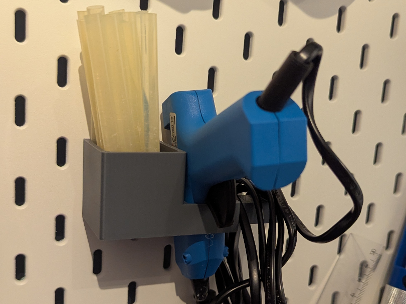 Glue Gun holder IKEA Skadis