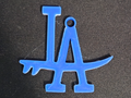 LA Surfboard Keychain