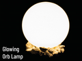 Glowing Orb Lamp