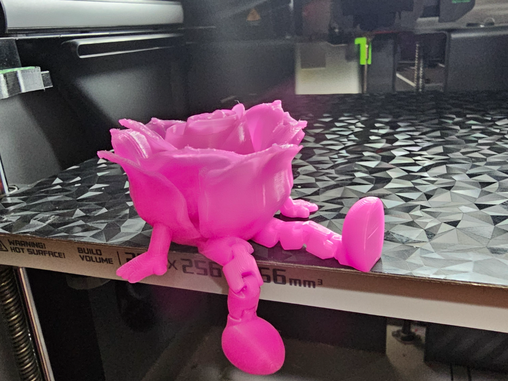 Valentines Day Articulated Rose Buddy