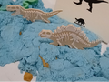 Dinosaur fossil for sensory play