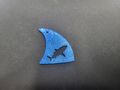 sharkfin keychain