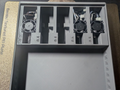 Simple X1C hotend stand For AMS riser v2 drawers