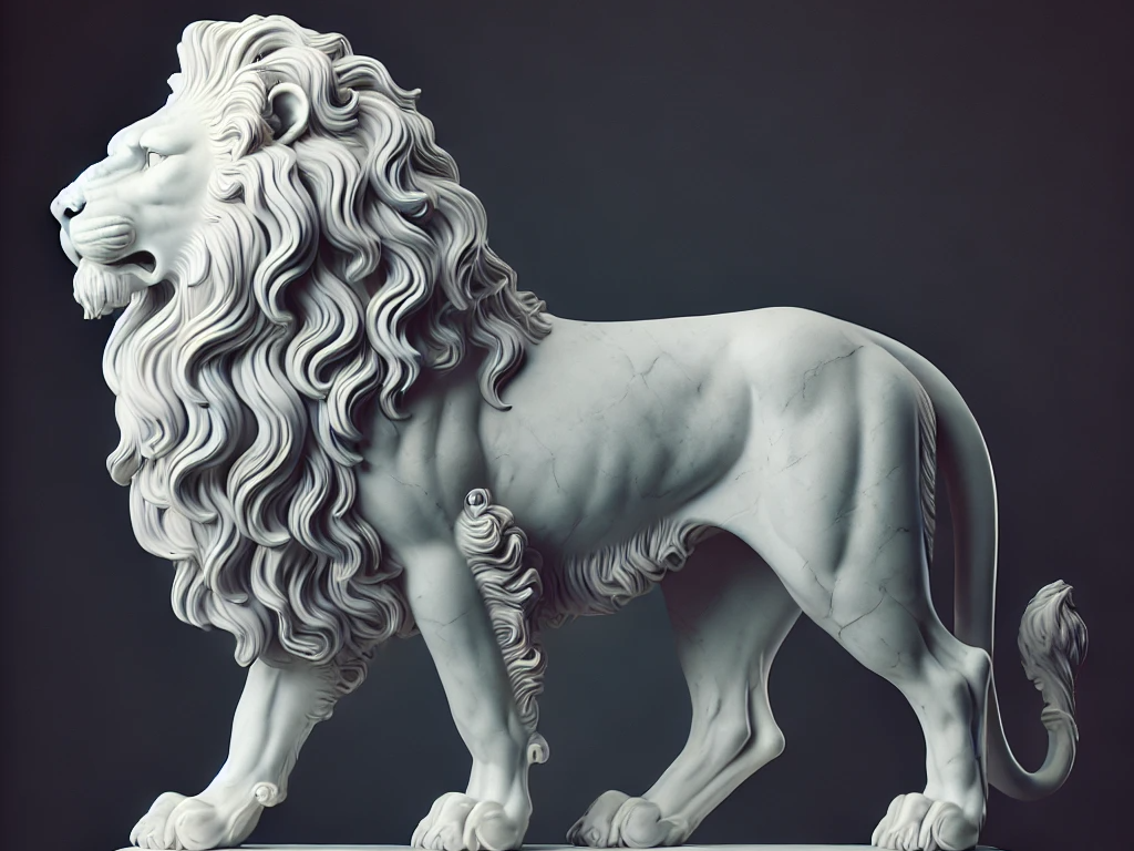 Lion statue
