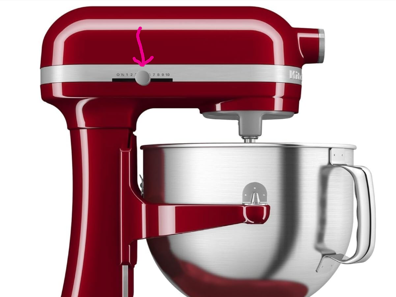 KitchenAid mixer knob