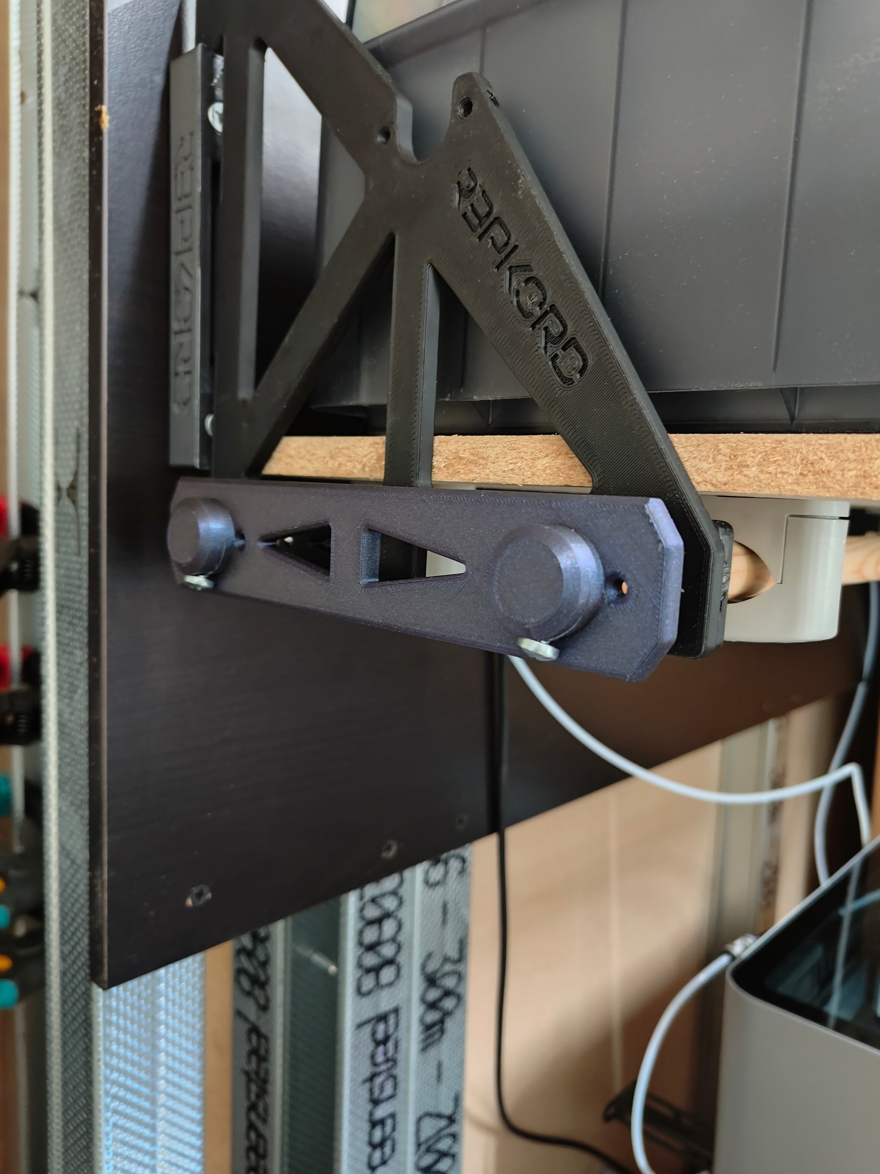 RepRack Stabilizing End Caps with holes