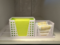 Gridfinity bins for tampons, liners, sanitary pads