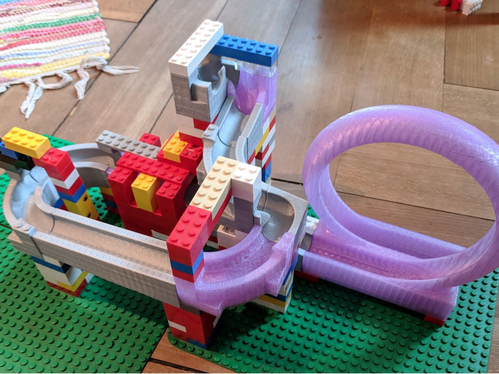 Brick (Le "Go" ) Compatible Marble Run
