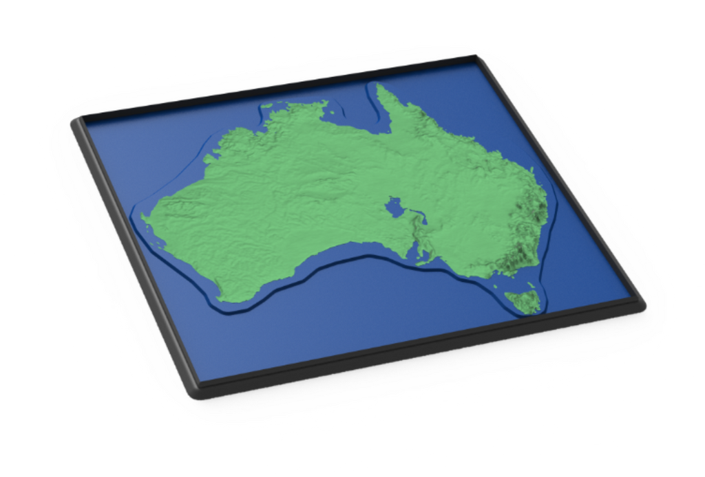 Australian Geography Relief