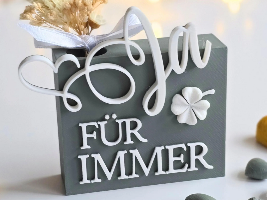 Hochzeit Geld Blumen Geschenk -Ja für immer