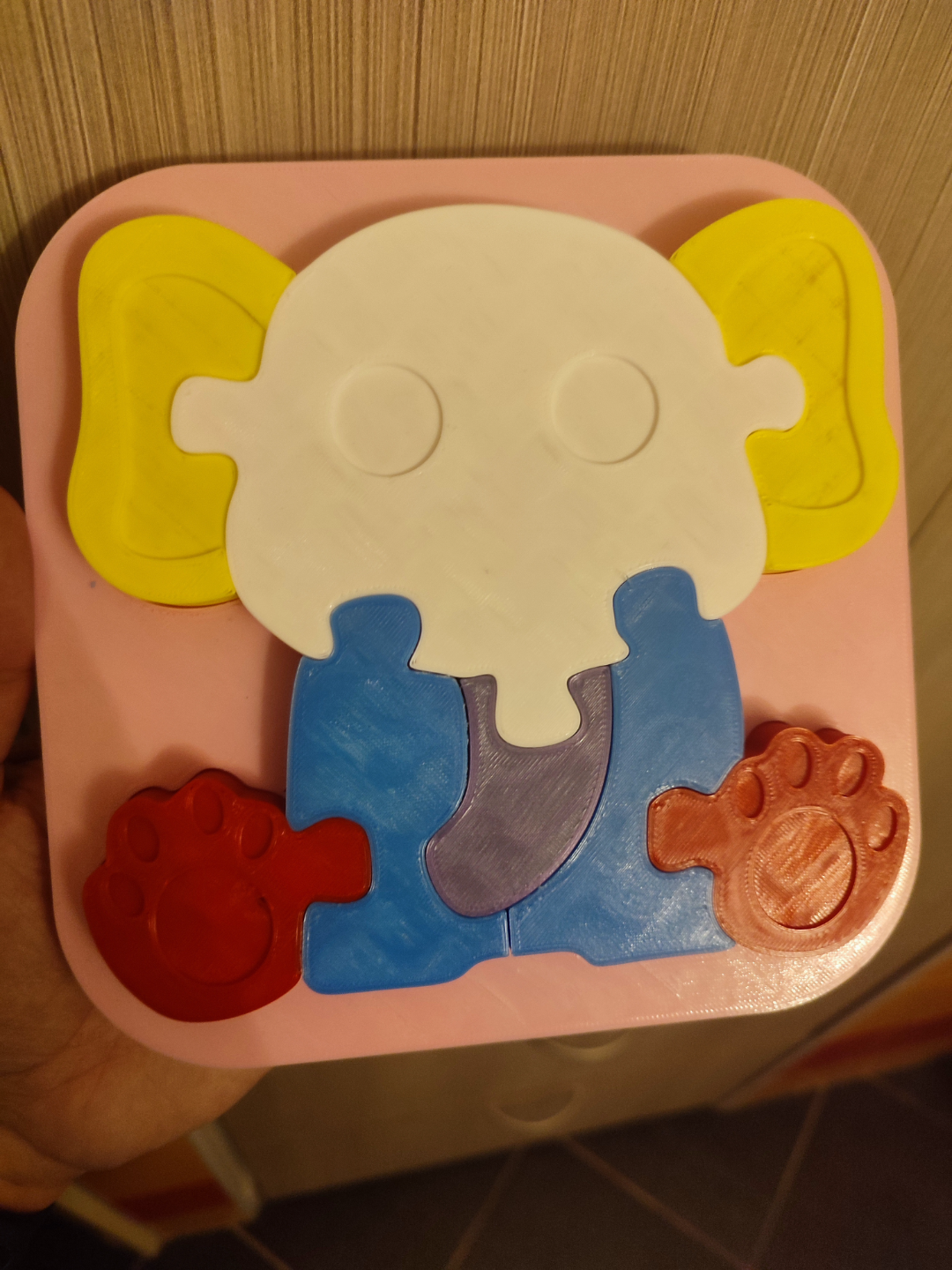 Elephant puzzle for kids
