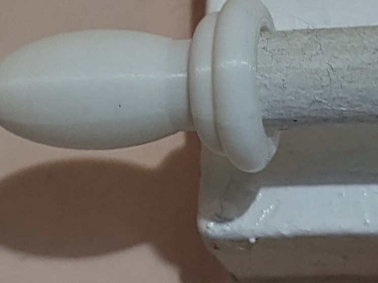 Curtain rod end cap