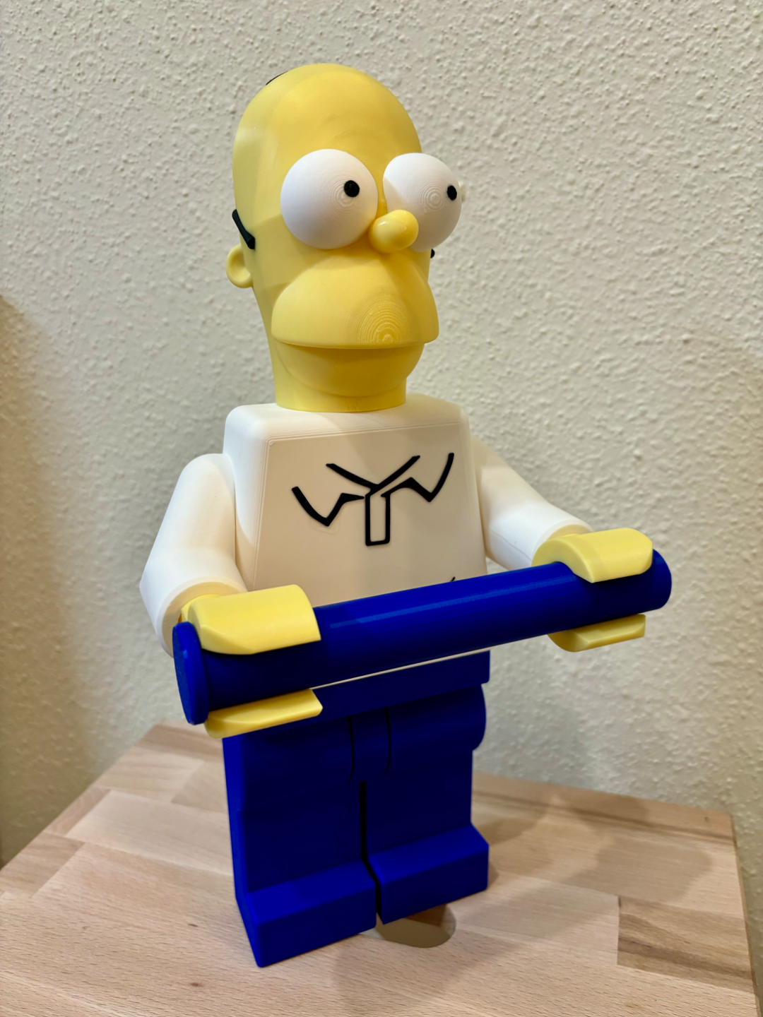 Homer Simpson Brick Toilet Paper Holder
