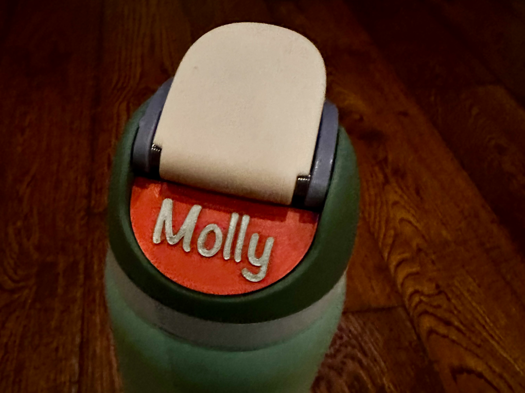 Owala bottle name tag