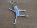 skeleton earring articulated