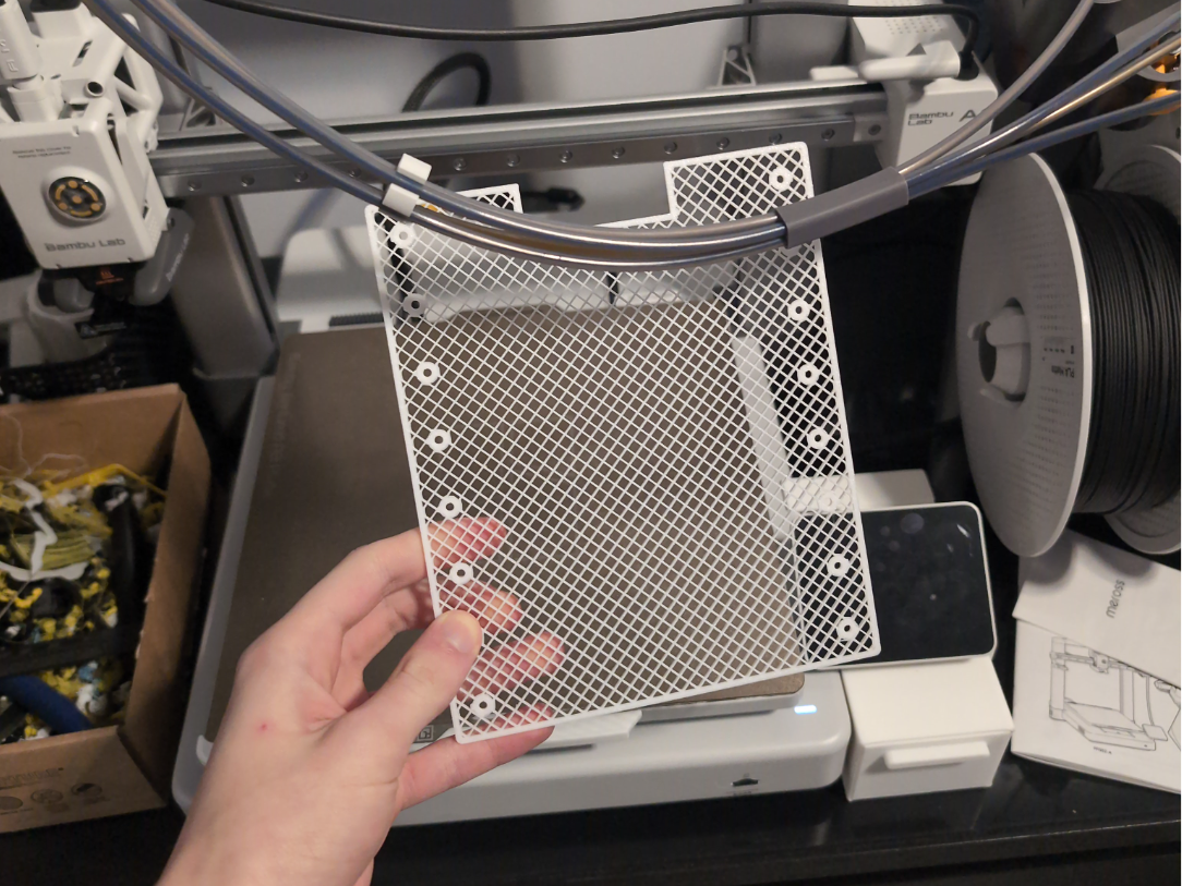 Perforated Panels with Cable Gap