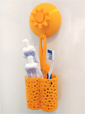 Suction cup bathroom basket (fully printed)