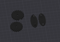 Smooth Spinning Gear Fidget